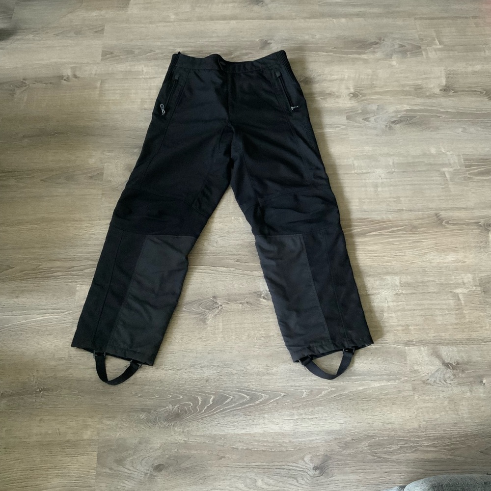 Mens Harley-Davidson FXRG Nylon Black Riding Pants. Size 36 Long.